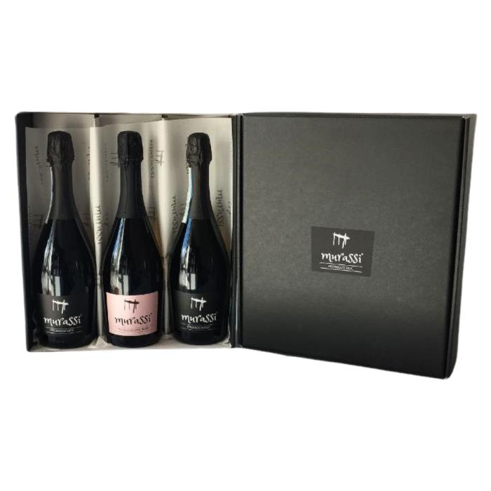 Confezione da 3 Prosecco DOC - 2 Brut e 1 Rosé