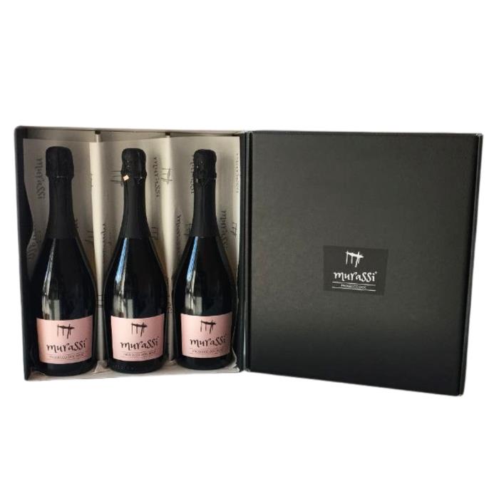 Confezione da 3 Prosecco DOC Rosé